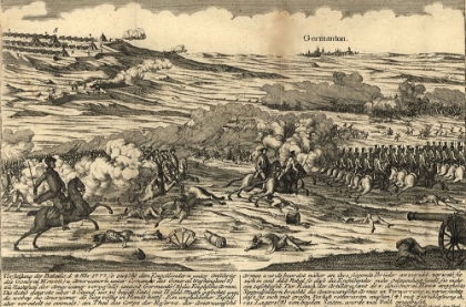 Picture of BATTLE OF GERMANTOWN NEAR PHILADELPHIA 1777