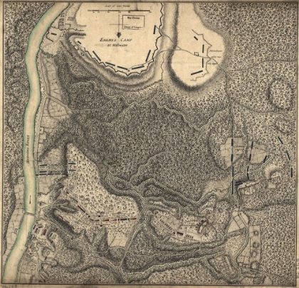 Picture of BEMUS HEIGHTS NEAR HUDSON RIVER 1777