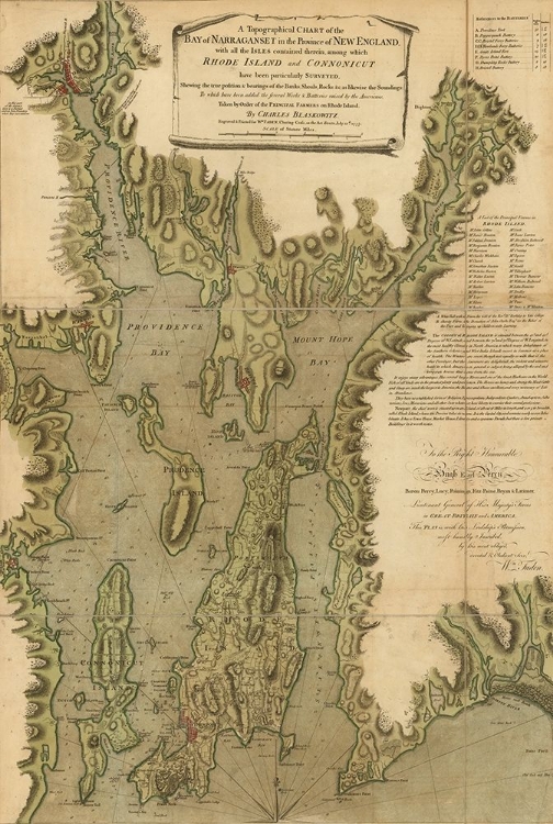 Picture of NARRAGANSETT BAY 1777