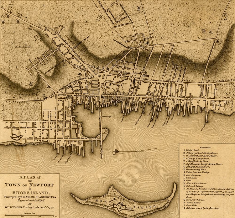 Picture of NEWPORT RHODE ISLAND 1777