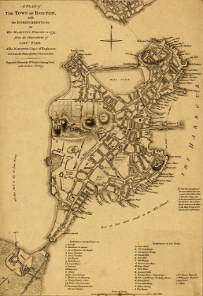 Picture of BOSTON IN 1775