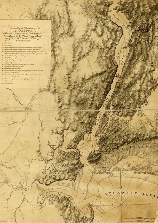 Picture of BRITISH FLEET AND ARMY UNDER HOWES COMMAND