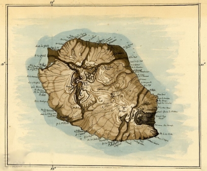 Picture of ISLAND OF REUNION PREVIOUSLY BOURBON 1802