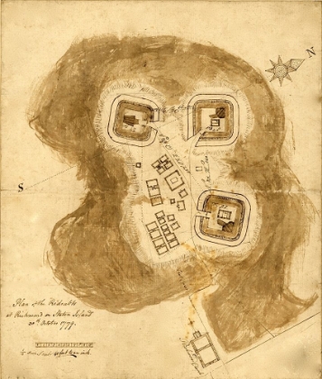 Picture of RICHMOND DEFENSIVE FORT ON STATEN ISLAND 1779