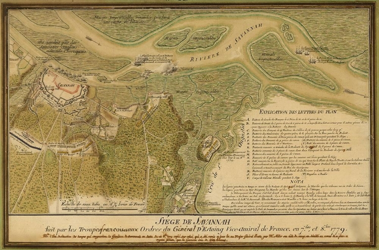 Picture of SAVANNAH GEORGIA 1779