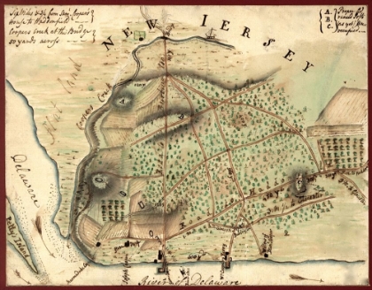 Picture of CAMDEN NEW JERSEY AND ENVIRONS 1778