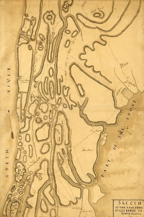 Picture of ROAD FROM KINGS BRIDGE TO WHITE PLAINS 1778