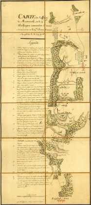 Picture of BATTLE OF MONMOUTH OR FREEHOLD NEW JERSEY 1778