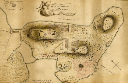 Picture of PLAN OF THE HEIGHTS OF CHARLES TOWN