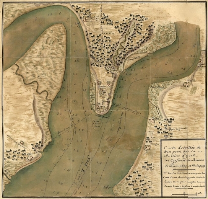 Picture of SOUNDINGS FOR DEPTH OF THE HUDSON AROUND WEST POINT