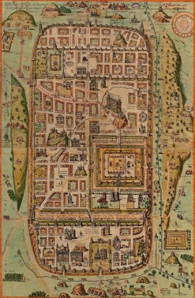 Picture of ANTIQUE MAP OF JERUSALEM