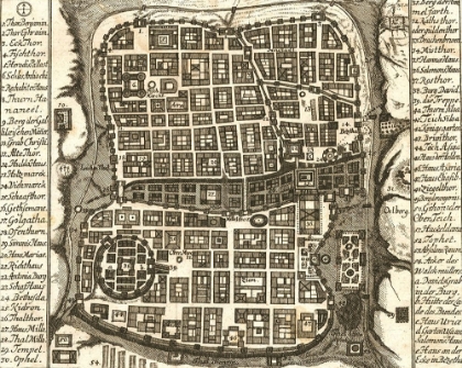 Picture of ANTIQUE MAP OF JERUSALEM