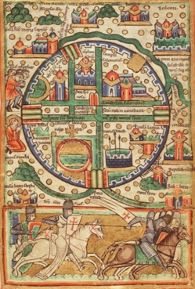 Picture of ANTIQUE MAP OF JERUSALEM