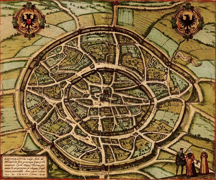 Picture of ANTIQUE MAP OF JERUSALEM