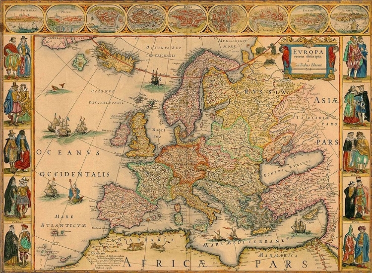 Picture of MAP OF EUROPE