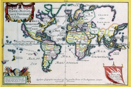 Picture of MAPPE MONDE OR CARTE UNIVERSEL