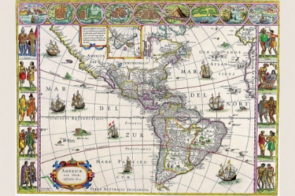 Picture of NEW MAP OF THE AMERICAS