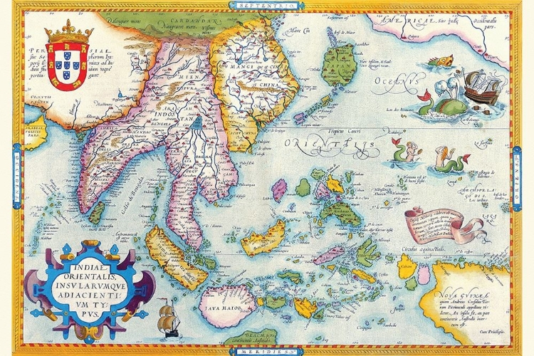Picture of EAST INDIES BY ORTELIUS