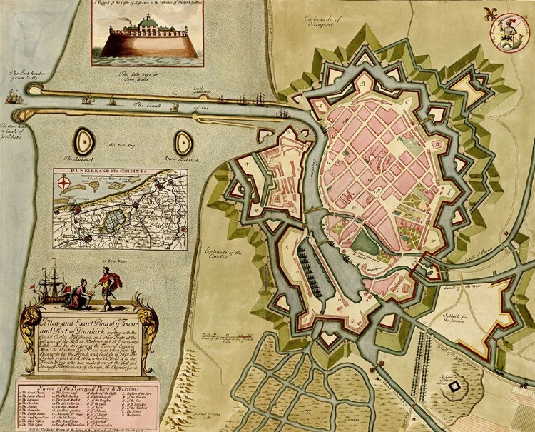 Picture of SURVEY OF LONDON WESTMINSTER AND SOUTHWARK 1700