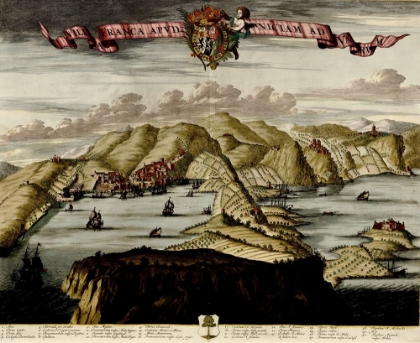 Picture of STRAITS AND DEFENSES AT GIBRALTAR 1700