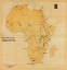 Picture of RAILROAD MAP OF AFRICA 1908 PROJECTED ROUTES