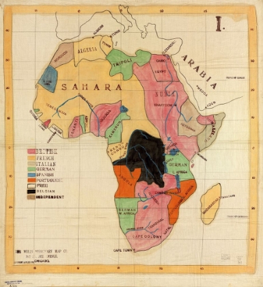 Picture of AFRICAN COUNTRIES 1908