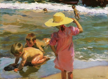 Picture of CHILDREN AT THE SEASHORE