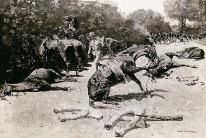 Picture of HOW THE HORSES DIED FOR THEIR COUNTRY AT SANTIAGO