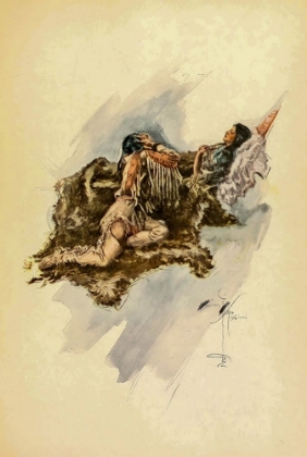 Picture of INDIAN WOMAN FROM THE SONG OF HIAWATHA 1906