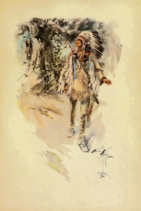 Picture of INDIAN FROM THE SONG OF HIAWATHA 1906