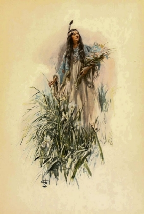 Picture of THE LONELY MAIDEN FROM THE SONG OF HIAWATHA 1906