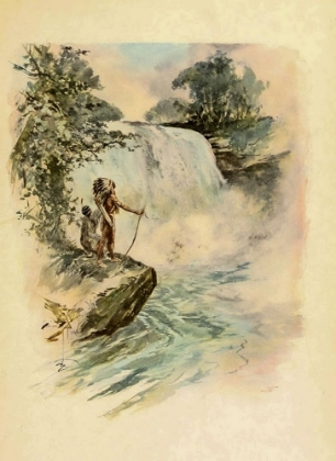 Picture of WATERFALL FROM THE SONG OF HIAWATHA 1906