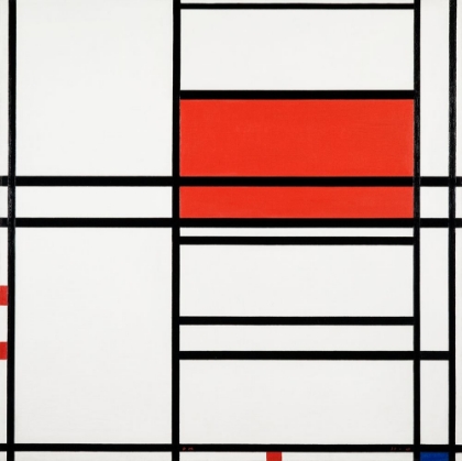 Picture of COMPOSITION NO. 4 WITH RED AND BLUE