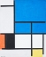 Picture of COMPOSITION WITH LARGE BLUE PLANE-RED-BLACK-YELLOW-AND GRAY