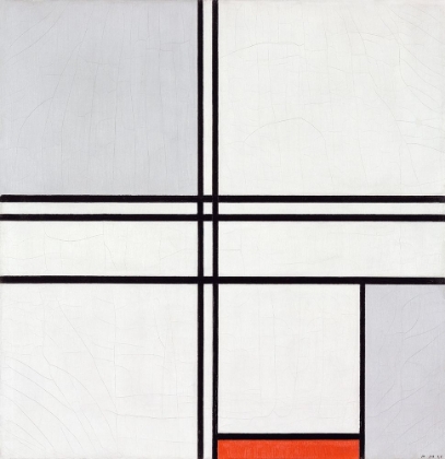 Picture of COMPOSITION NO. 1 GRAY-RED