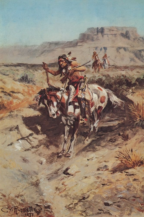 Picture of INDIANS ON HORSEBACK