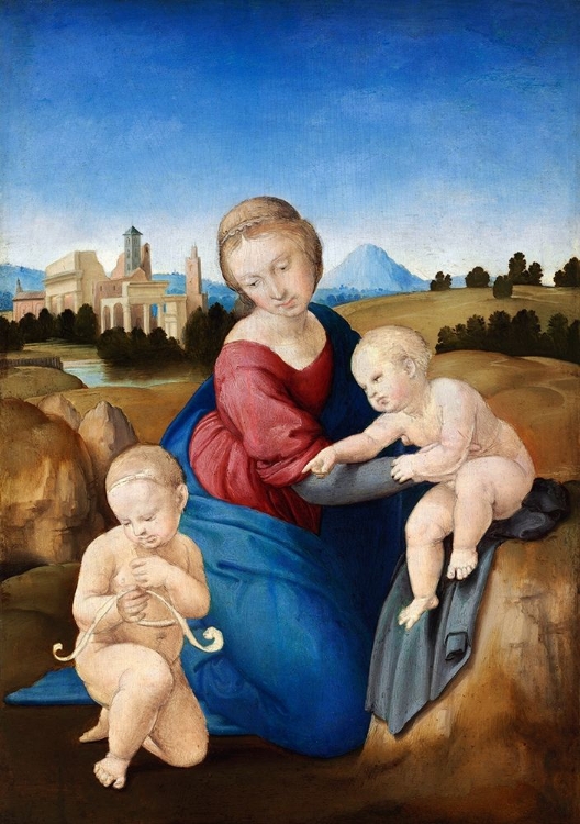 Picture of MADONNA AND CHILD WITH THE INFANT SAINT JOHN