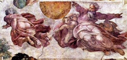 Picture of FRESCO IN THE SISTINE CHAPEL