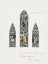 Picture of DESIGN FOR STAINED GLASS-SOUTHEAST WINDOW NAVE-PAISLEY ABBEY-SCOTLAND