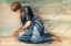 Picture of THE BRIAR ROSE SERIES-STUDY FOR THE GARDEN COURT