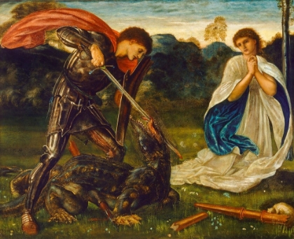 Picture of THE FIGHT-ST GEORGE KILLS THE DRAGON VI
