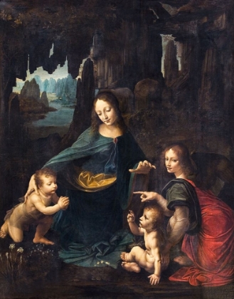 Picture of THE VIRGIN OF THE ROCKS