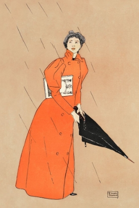 Picture of WOMAN HOLDING UMBRELLA 