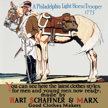 Picture of A PHILADELPHIA LIGHT HORSE TROOPER 1775