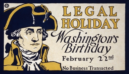 Picture of LEGAL HOLIDAY-WASHINGTONS BIRTHDAY