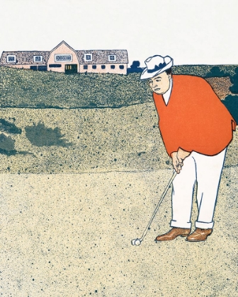 Picture of MAN PLAYING GOLF