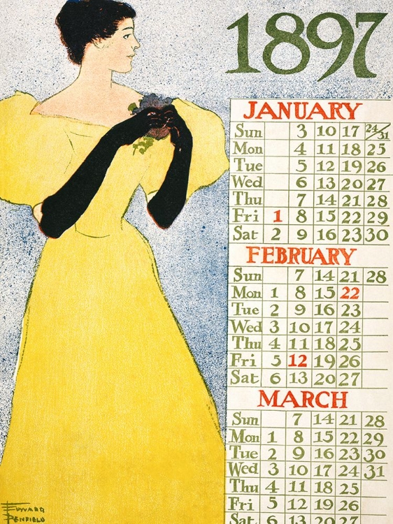 Picture of CALENDAR 1897