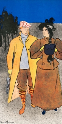 Picture of MAN WALKING WITH WOMAN