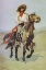 Picture of MEXICAN COWBOY ON HORSEBACK WITH TRAPPINGS