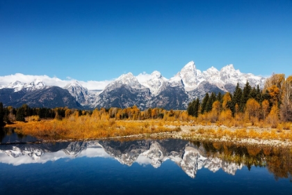 Picture of TETON RANGE IN GRAND TETON NATIONAL PARK WYOMING